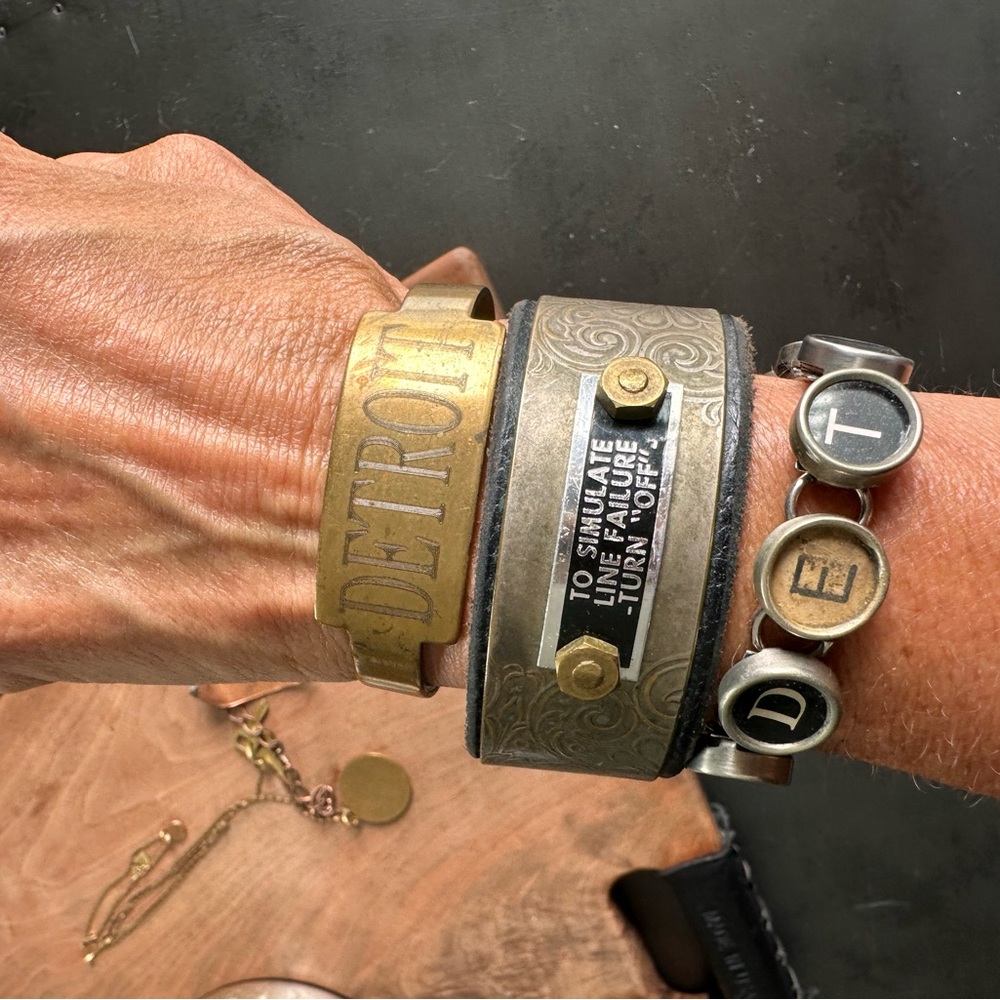 Detroit Jewelry-Vintage Typewriter Bracelet, Copper Bracelet, Metal Cuff & more!